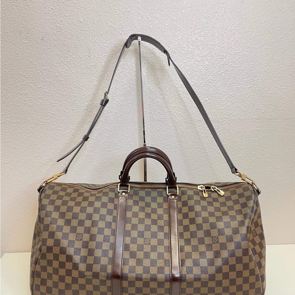 COPY - Authentic Louis Vuitton Keepall 60 Bandoliere DE - Picture 2 of 5